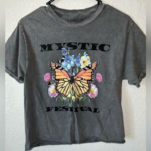 MYSTIC FESTIVAL TEE- SIZE MEDIUM- 100% COTTON LIKE NEW
